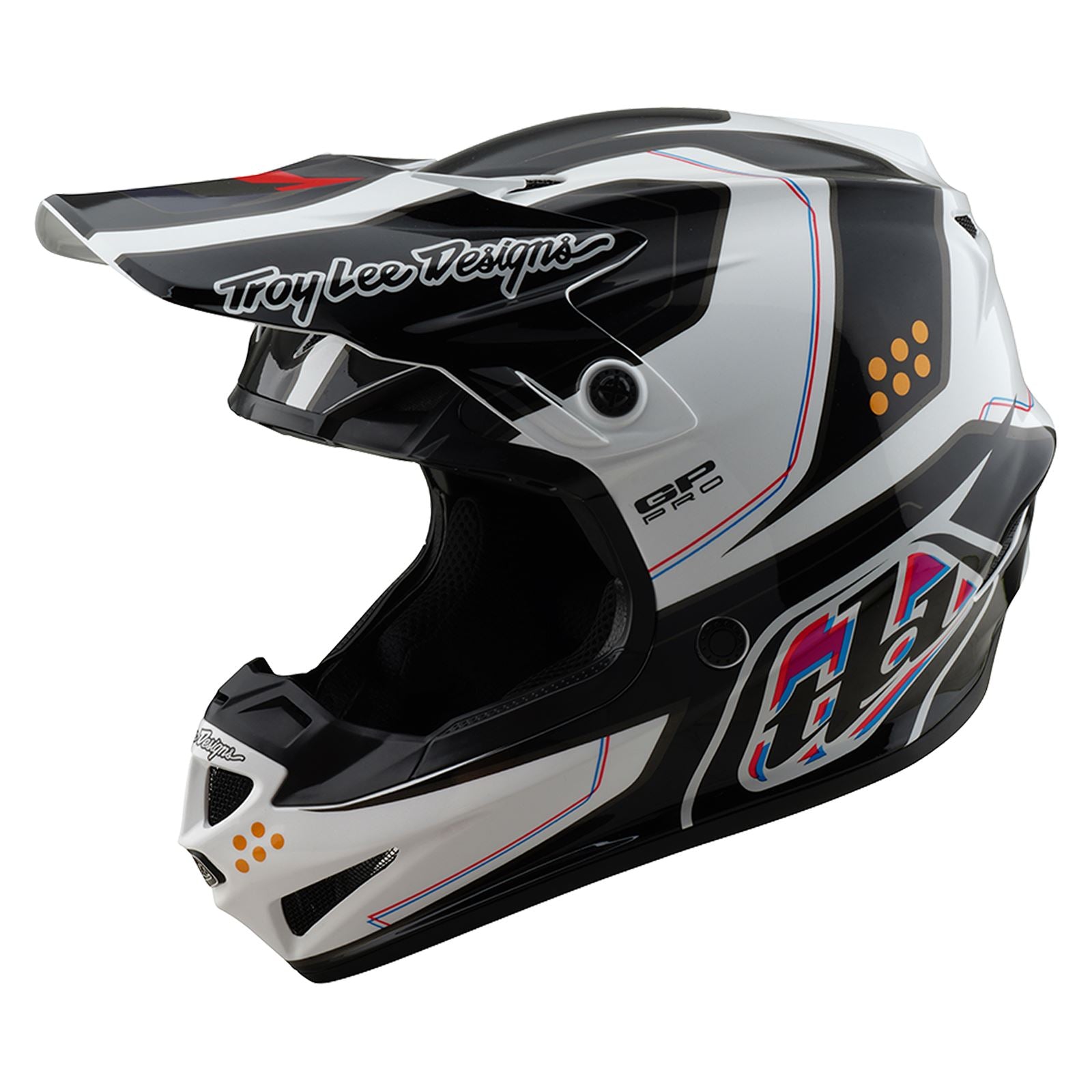 Troy Lee Designs Spring 2025 MX Helmet GP PRO Youth Trooper White